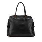 フェンディ セレリア ハンドバッグ ブラック レザー レディース FENDI 【中古】